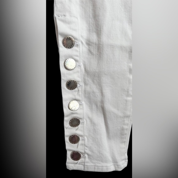 NWOT L’AGENCE Piper High Rise Skinny Jeans- White/ Size 25 - Picture 8 of 9